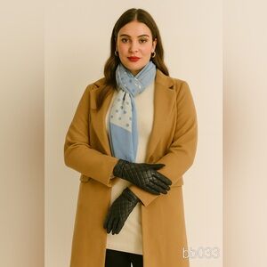 Black Quilted Bow Gloves — STORM GLOVES NWT 🖤✨